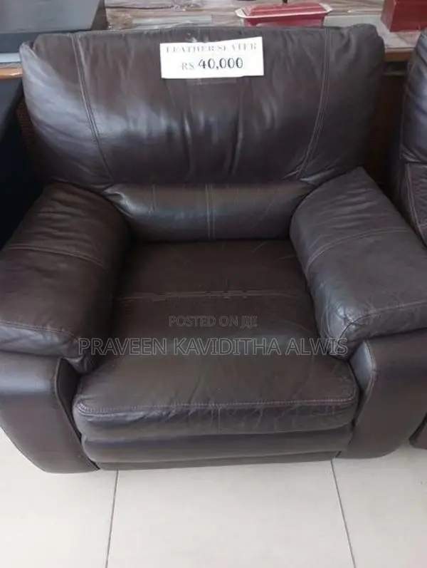 Leather Sofa Set