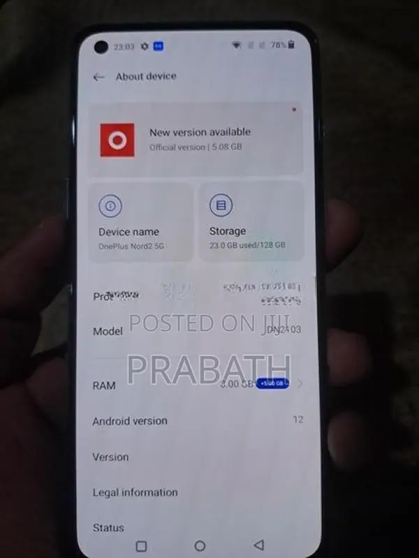 OnePlus Nord 2 5G (Used)