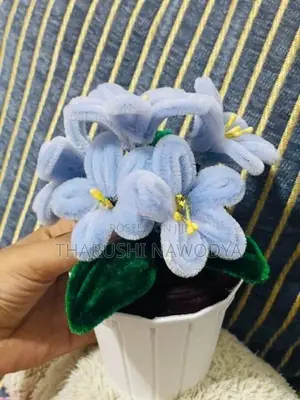 Handmade Pipe Cleaner Flower Vase