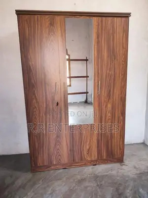 New 3D Cloth Storage Melamine Wardrobes with Mirror