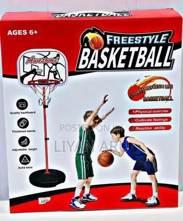 Kids Freestyle Basketball Stand Set