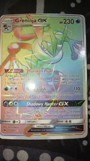 Pokemon Greninja GX Cards