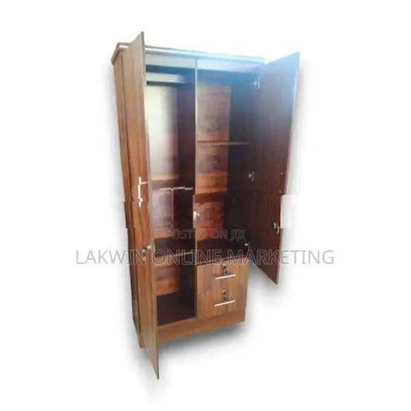 Melamine 2D Cupboard With Siderack Drawers