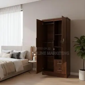 Melamine 2D Cupboard With Siderack Drawers