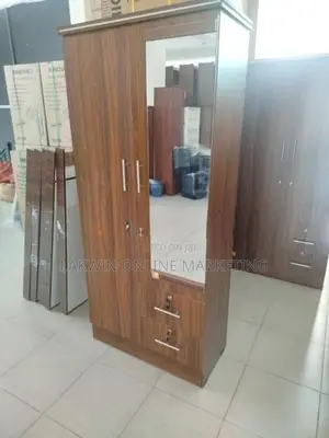Melamine 2D Cupboard With Siderack Drawers