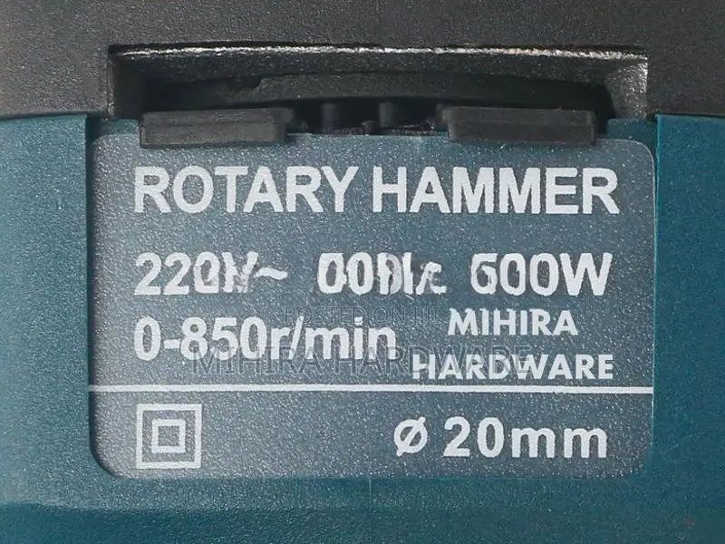 MEN 2:20 500 Watts Rotary Hammer Hilti Drill Machine හිල්ටි මැශින්