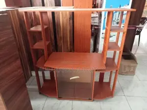 Melamine Tv Stand with Setup Cupboard 005