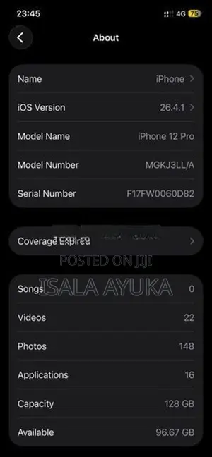 Apple iPhone 12 Pro (Used)