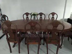 Large Dining Set (Table with 8 Chairs)