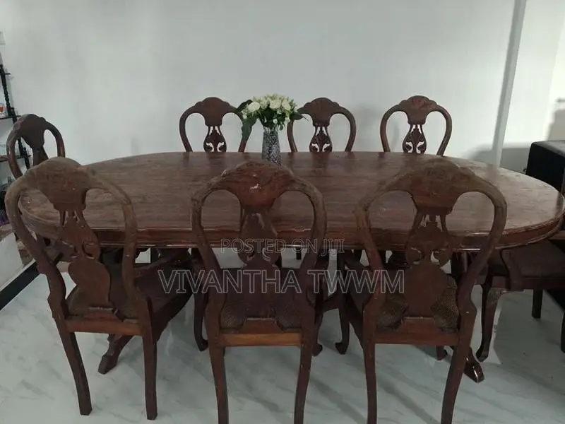 Large Dining Set (Table with 8 Chairs)