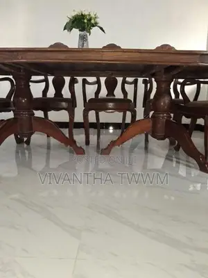 Large Dining Set (Table with 8 Chairs)