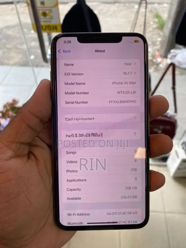 Apple iPhone XS Max 256GB (Used)