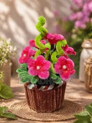 Pipe Cleaner Flower Pot