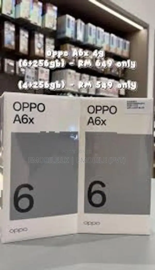 Oppo A6x|4GB|64GB|03 (Brand New)