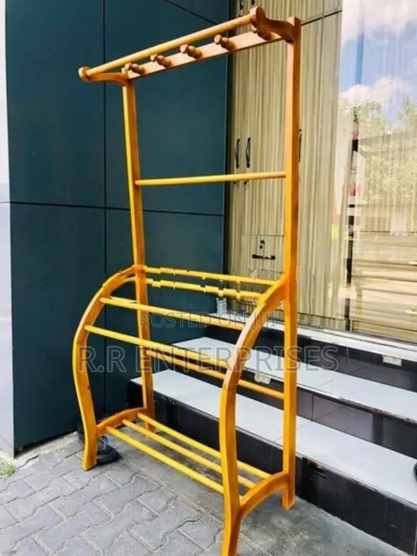 New Dolphin Wooden Cloth Rack L