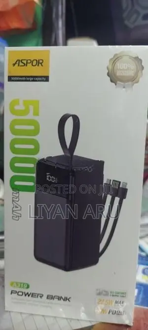 Aspor Power Bank 50000mAh