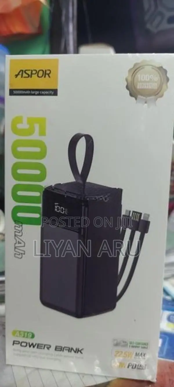 Aspor Power Bank 50000mAh
