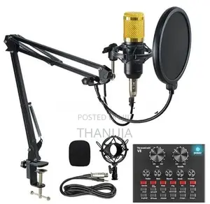 Condensor Mic with V8 Sound Card