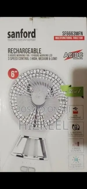 Rechargeable Fan