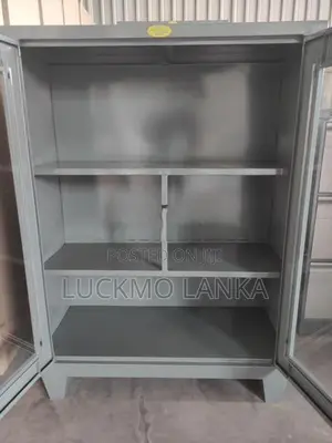 New 4x3 Half Steel Glass Office Cupboard (Ss12)