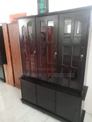 Melamine black 3door OC cupboard