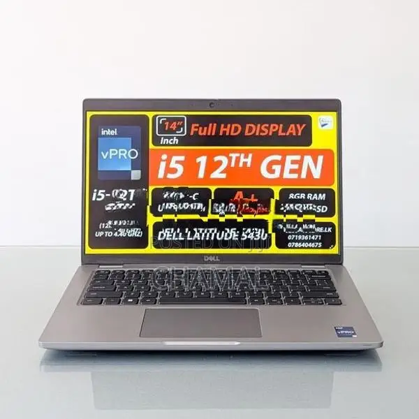 Dell Latitude 5430 core i5 12th Gen|8GB RAM|256GB NVMe|UHD Graphics