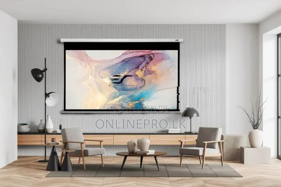 🎥 7×5 Feet Semi Auto Projector Screen – Home | Office Classroom