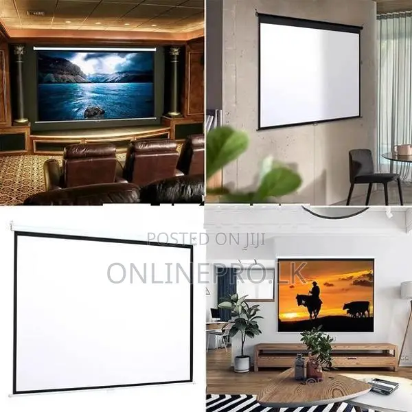 🎥 7×5 Feet Semi Auto Projector Screen – Home | Office Classroom
