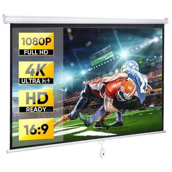 🎥 7×5 Feet Semi Auto Projector Screen – Home | Office Classroom