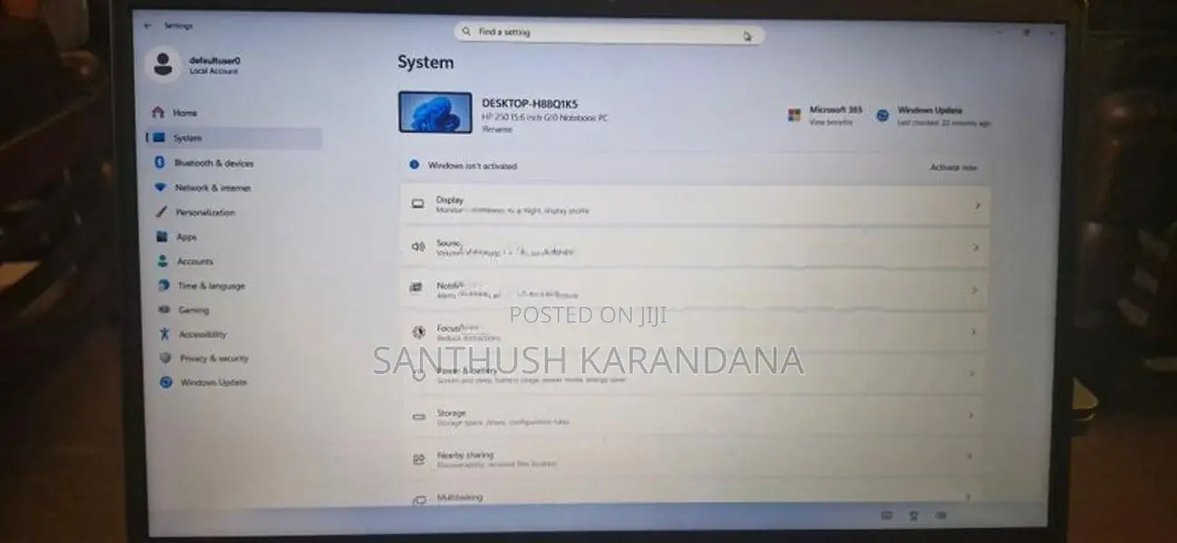 HP G10 Notebook Laptop