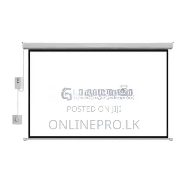 🎥 7×5 Feet Full Auto Projector Screen – Great for Classroom & Training