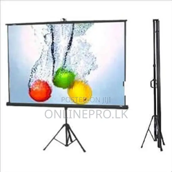 🎥 8×6 Feet Semi Auto Tripod Projector Screen – Office Presentations