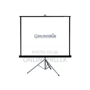 🎥 7×5 Feet Brilliant White Tripod Screen – Home | Office Classroom