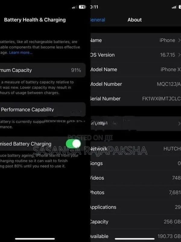 Apple iPhone X (Used)