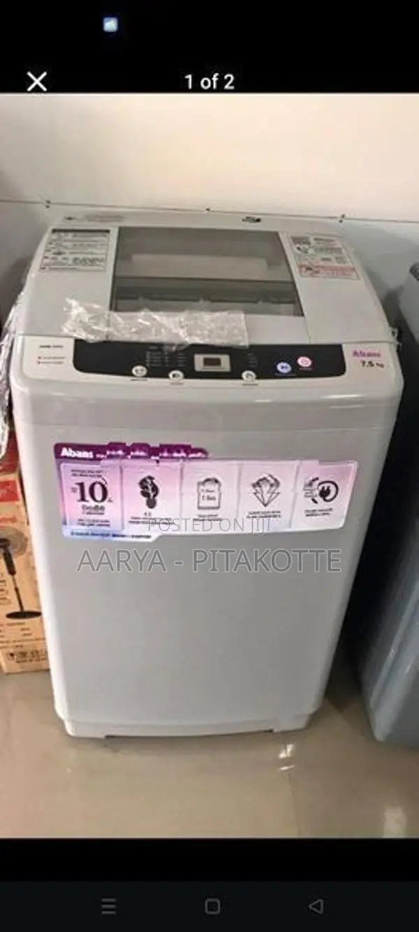 Abans Washing Machine - 7.5KG Capacity