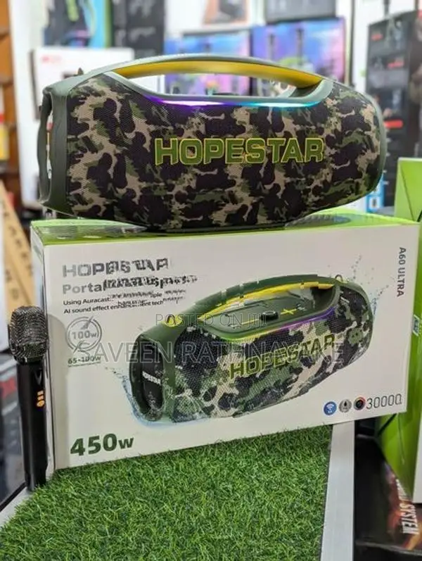 Hopestar A60 Ultra Power Outdoor Boombox Speakers (450W)
