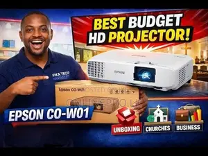 Epson CO-W01 Projector – Bright & Clear Display