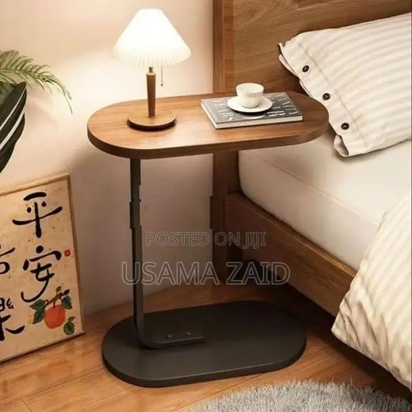 Sofa Side Table with Magazine Holder