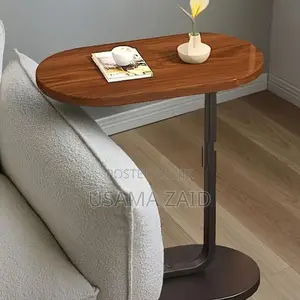 Sofa Side Table with Magazine Holder