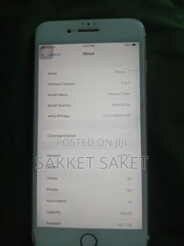 Apple iPhone 7 Plus 256GB (Used)