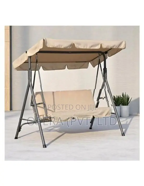 3-Seater Outdoor Patio Swing With an Adjustable Canopy TX1074
