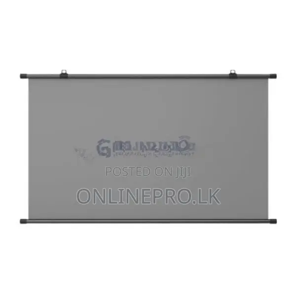 🎥 Metal Anti-Light HD Manual Projector Screen - Home, Classroom Use