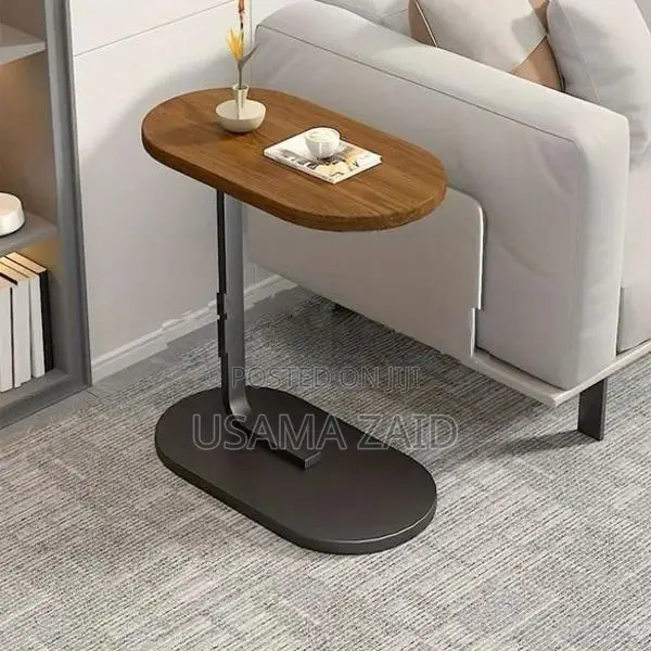 Sofa Side Table with Magazine Holder