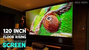 🎥 AWOL ALR Acoustic Floor Screen | Luxury Home Theater Display