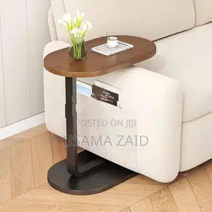 Sofa Side Table with Magazine Holder