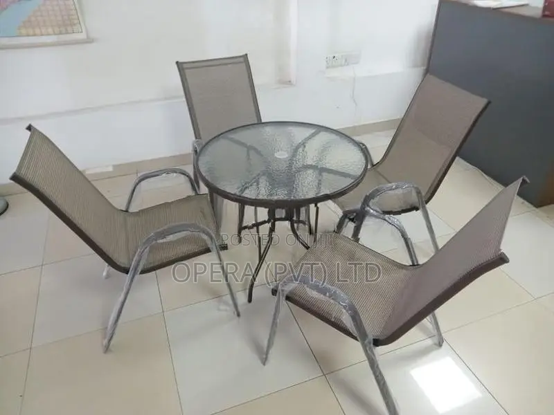 Brand New Outdoor Table with Chairs