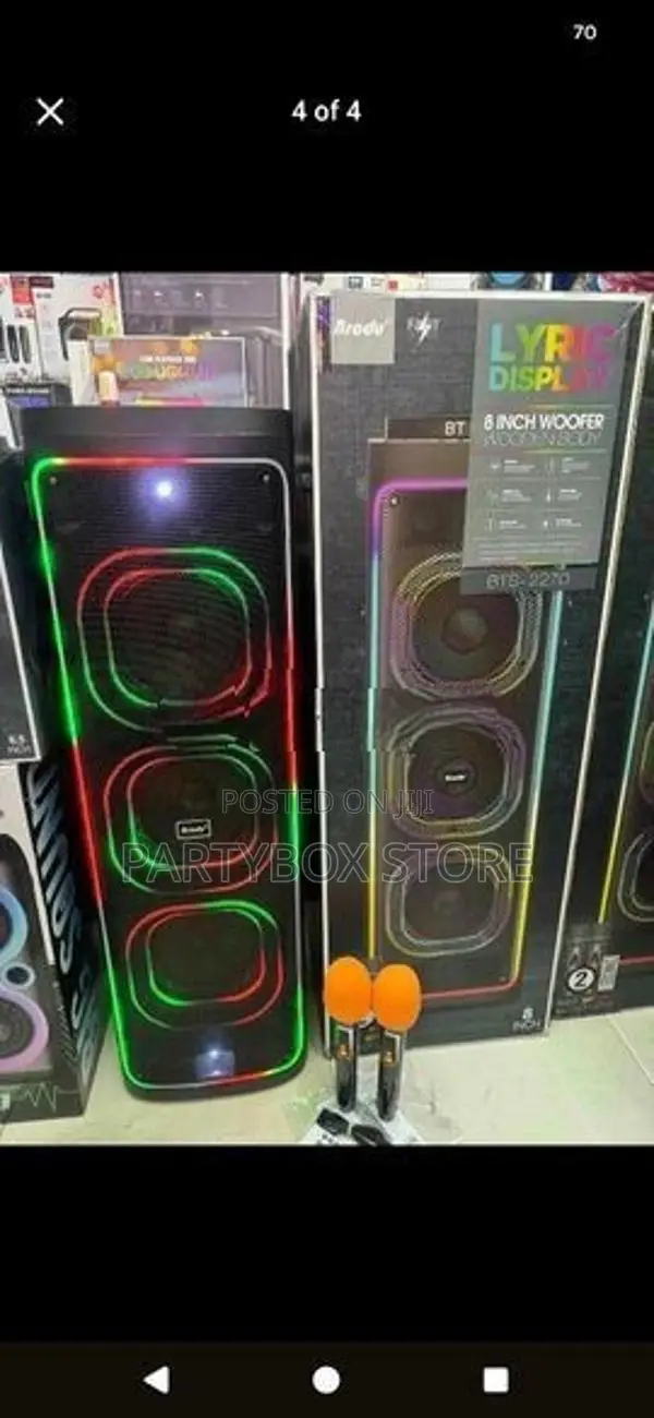 Brodu BTS-2270 Outdoor Ikaraoke Party Speakers