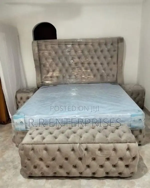 New 6*5 Ft Cushion Fully Set Bedroom