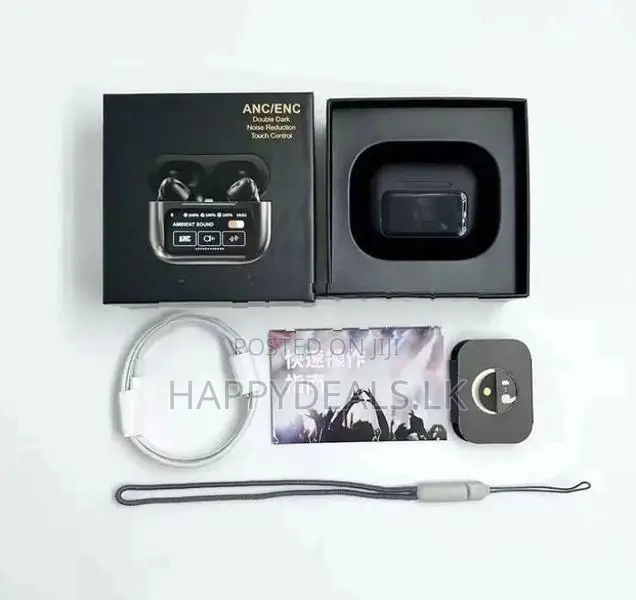 A9 Pro Display Earbuds Black Edition