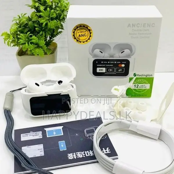 A9 Pro Display Earbuds White